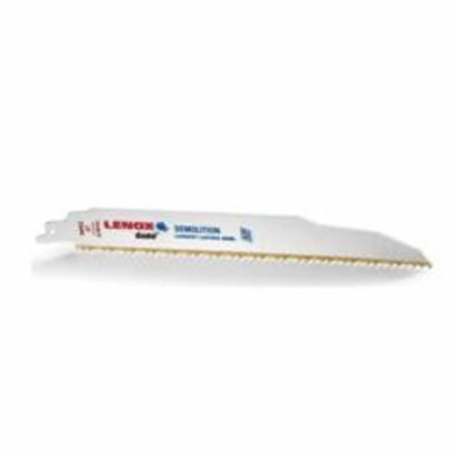 Gold® Power Arc® Bi-Metal Reciprocating Saw Blade, 6 in L, 18 tpi, 0.35 in THK, 5-Pack