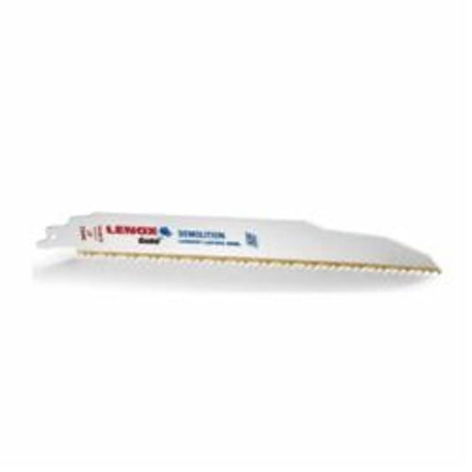 Gold® Power Arc® Bi-Metal Reciprocating Saw Blade, 6 in L, 18 tpi, 0.35 in THK, 5-Pack