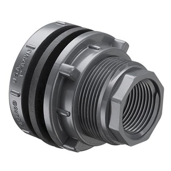 Tank Adapter, 1-1/2 in, Socket x FNPT, SCH 80/XH, PVC