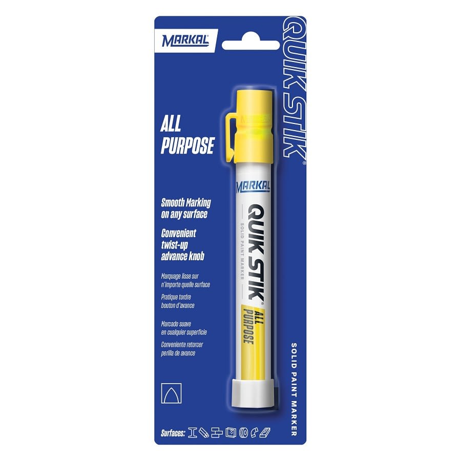 Quik Stik® Marker, Round Tip, Yellow