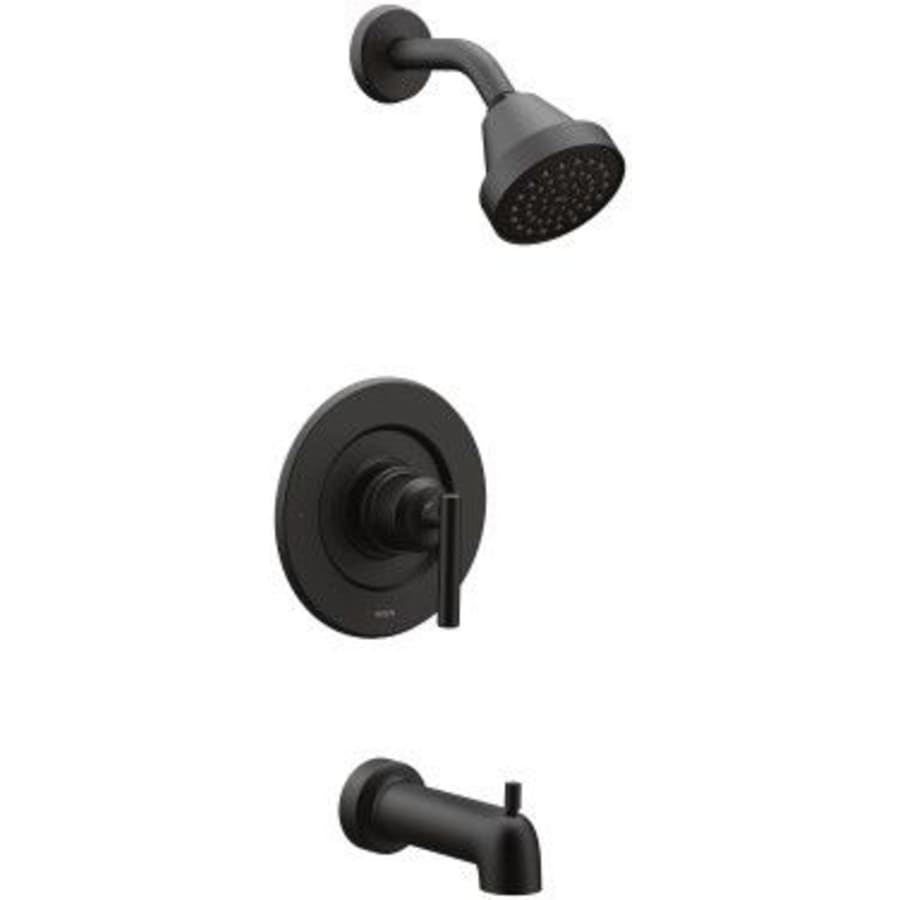 Gibson Posi-Temp Pressure Balanced Tub and Shower Trim Package with Single Function Showerhead and Single Lever Valve Trim - Less Rough In Valve