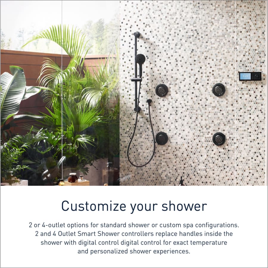 Smart Shower 4-Outlet Digital Shower Controller with 3/4" Connections and Wifi Technology