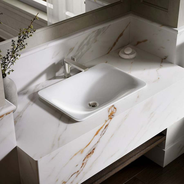 Carillon 21-1/8" Drop In Vitreous China Bathroom Sink