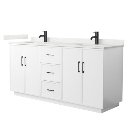Elan Double Bathroom Vanity with Toe Kick - 72W x 35H x 22D