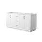 Strada Double Bathroom Vanity - 65.25W x 34.25H x 21.75D