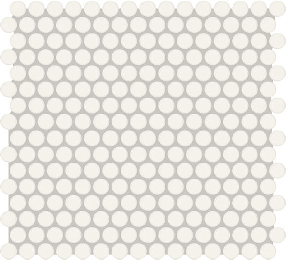 Color Story Mosaics Matte Designer White Hexagon 1.5X1.5 Matte