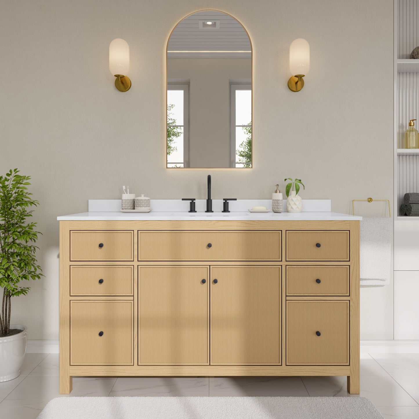 Pendry Single Bathroom Vanity - 60W x 35H x 22D