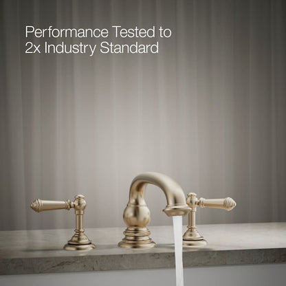 Artifacts Deck-Mount Bath Faucet Handle Trim with Lever Design