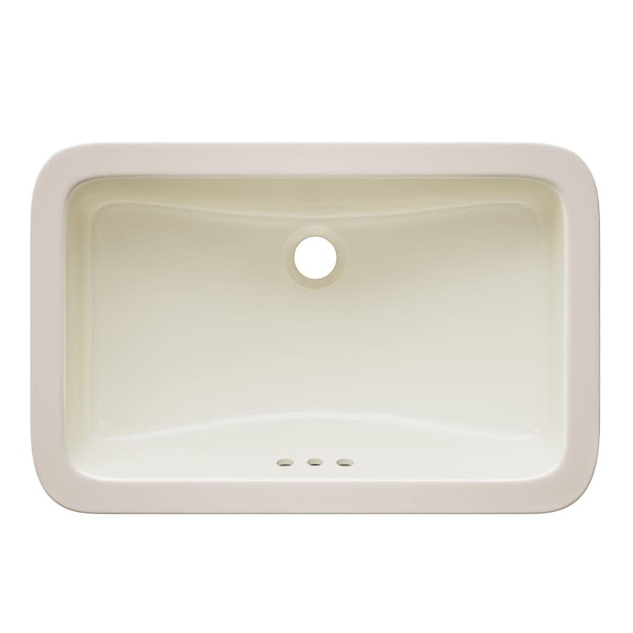 Norris 21" Rectangular Vitreous China Undermount Bathroom Sink with Overflow