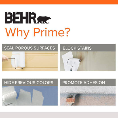 Behr Pro 5gal Ultra Pure White Extra Durable Satin Enamel Interior Paint & Primer