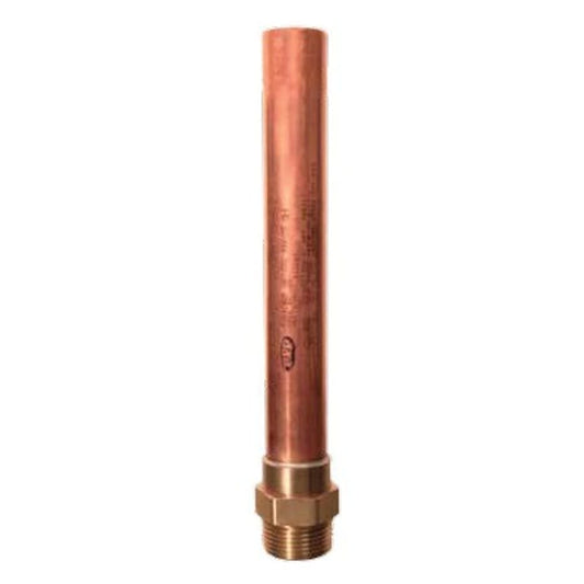 Water Hammer Arrestor, 1/2 in, MNPT, Copper