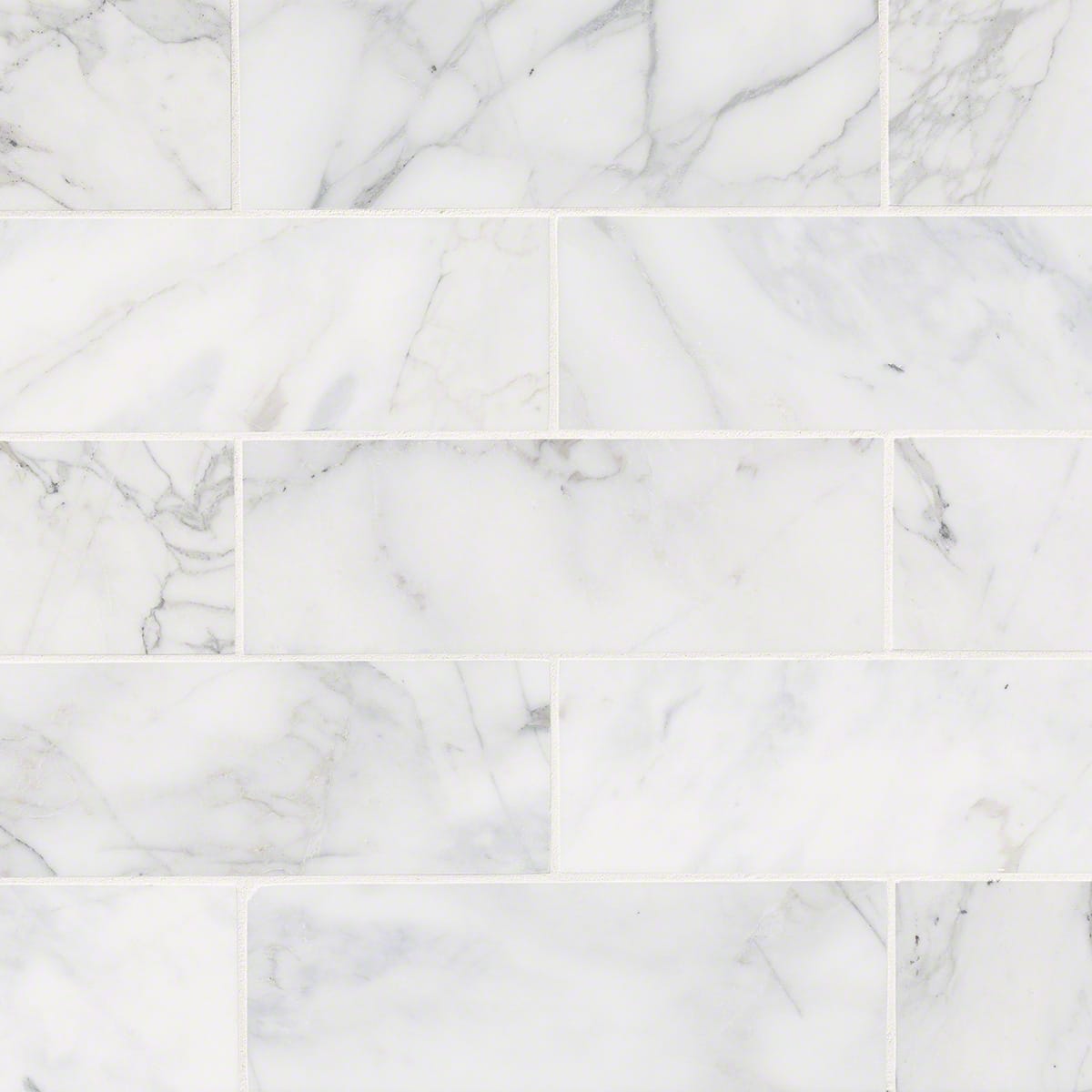 Calacatta Cressa Marble Subway Tile 4x12