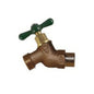 Hose Bibb, 1/2 or 3/4 in Inlet, C or Fitting, Rough Bronze