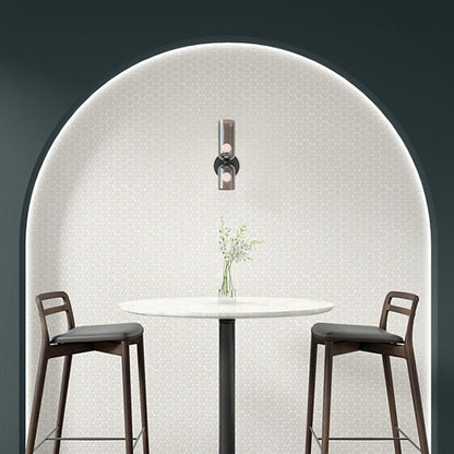 Keystones Arctic White Hexagon 2X2 Matte