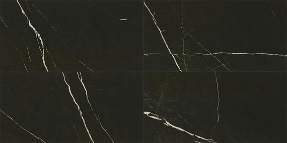 Marble Attache Nero Rectangle 6X24 Matte