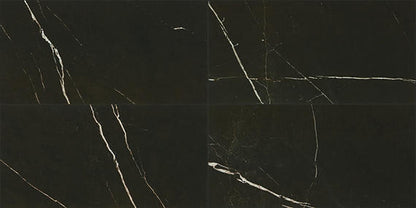 Marble Attache Nero Rectangle 12X24 Satin