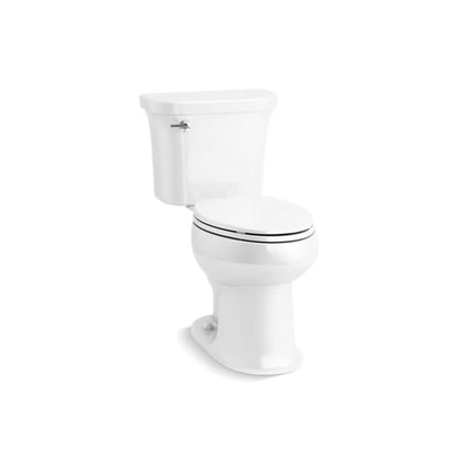 Stinson® Toilet Tank, Bowl Mount, 12 in Rough, Left Hand Lever, 1.28 gpf, White