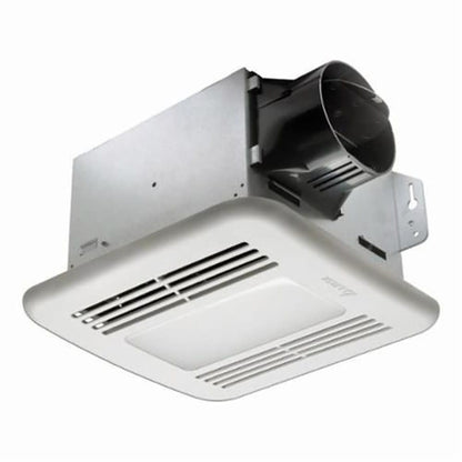 GreenBuilder Bathroom Fan/Light, 80 cfm, 120 VAC