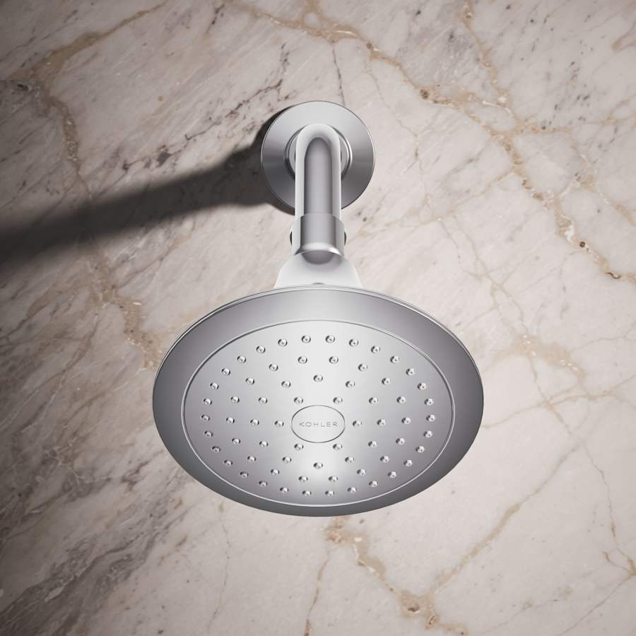 Forte 2.5 GPM Single Function Shower Head with Katalyst Air-induction Technology