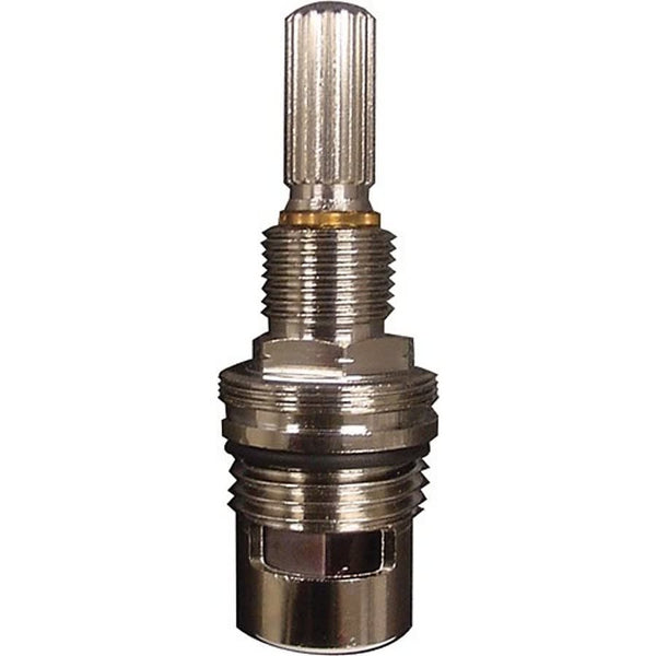 Lefthand Cold Stem Unit, 2-5/8 in L, For Newport Brass Faucets, 16 Point, B-12 Broach Style, 13/16 in, Thread OD, Ceramic