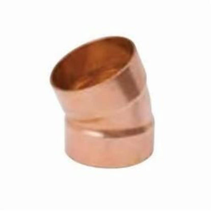 DWV 22.5 deg Elbow, 1-1/4 in, C, Copper