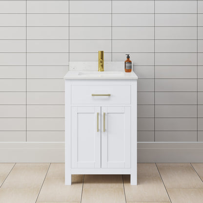 Beckett Single Bathroom Vanity - 24W x 35H x 22D