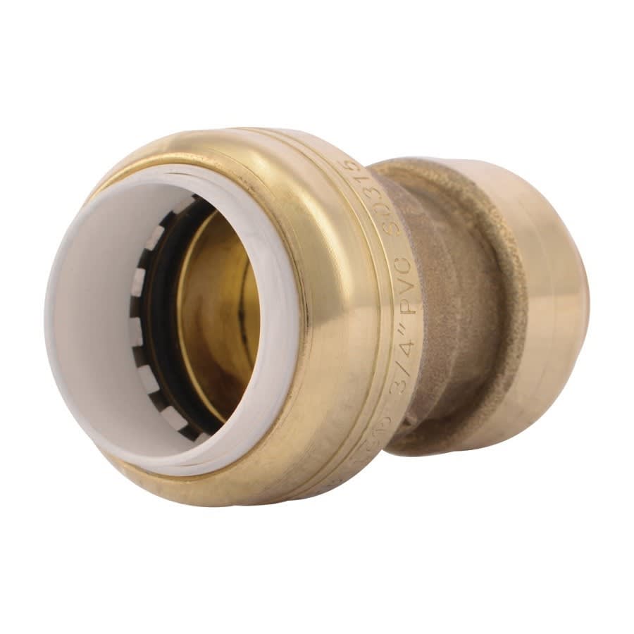 Adapter, 3/4 in, PVC x Fitting, Brass