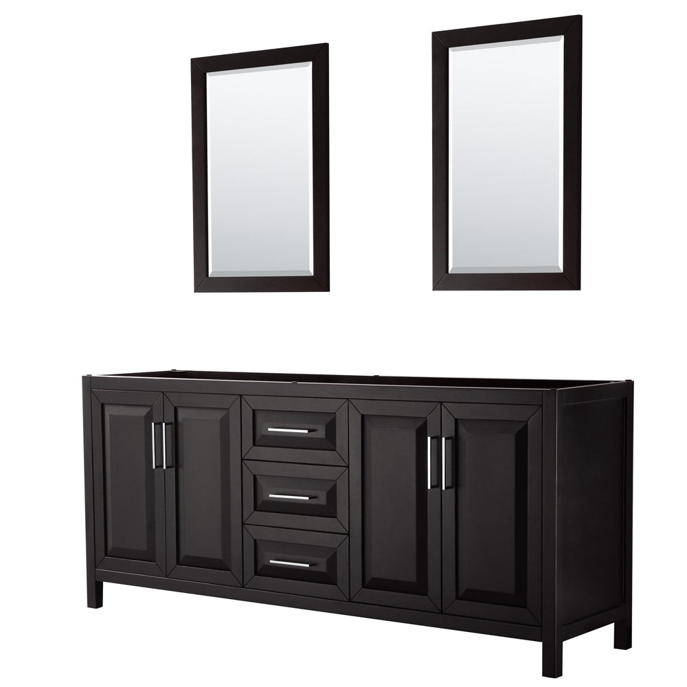 Daria Double Bathroom Vanity - 78.75W x 35H x 21.5D
