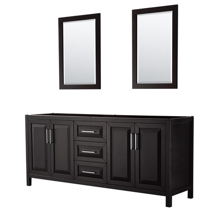 Daria Double Bathroom Vanity - 78.75W x 35H x 21.5D