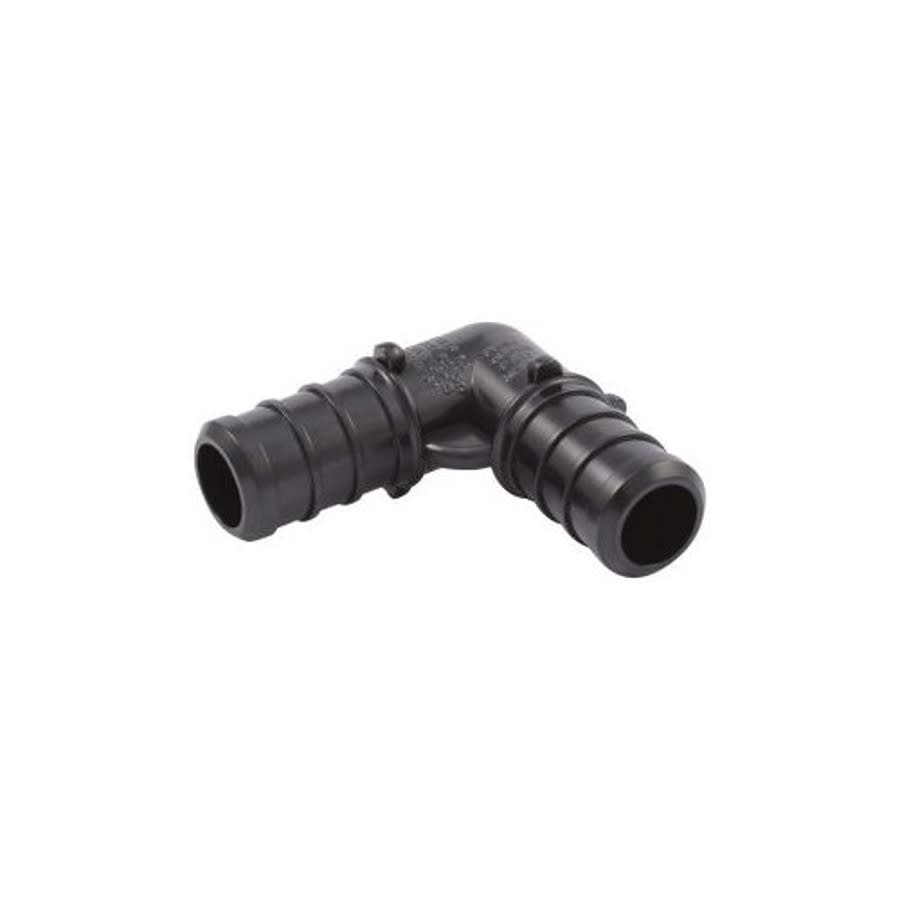 90 deg Elbow, 1/2 in, Crimp PEX, Poly