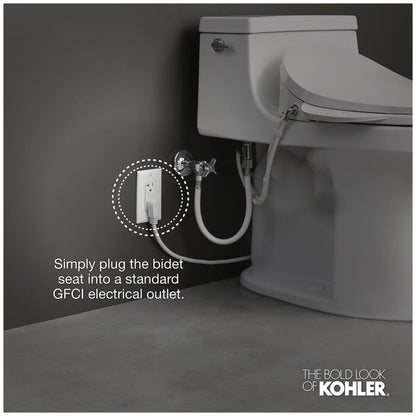 C3 Elongated Closed-Front Bidet Seat with Soft Close, Quick Release, and Night Light Technology