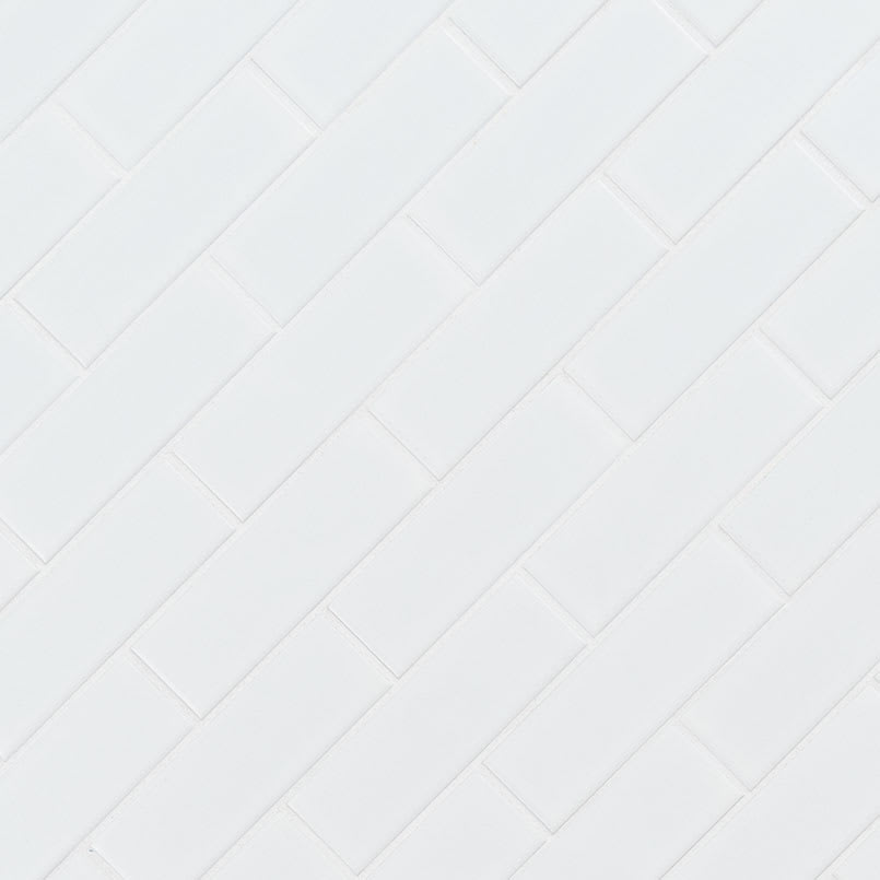 Retro Brick Bianco White Tile