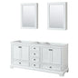 Deborah Double Bathroom Vanity - 71W x 34.25H x 21.5D