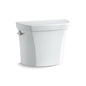 Wellworth® Toilet Tank, Bowl Mount, Left Hand Lever, 1.1/1.6 gpf Dual Flush, White