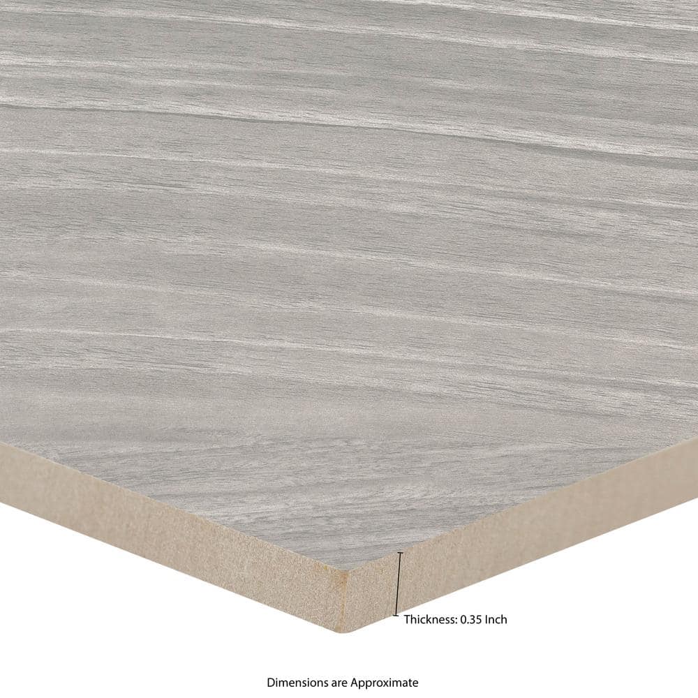 Brooksdale Birch 10 in. x 40 in. Matte Porcelain Floor and Wall Tile (13.89 sq. ft. / case)