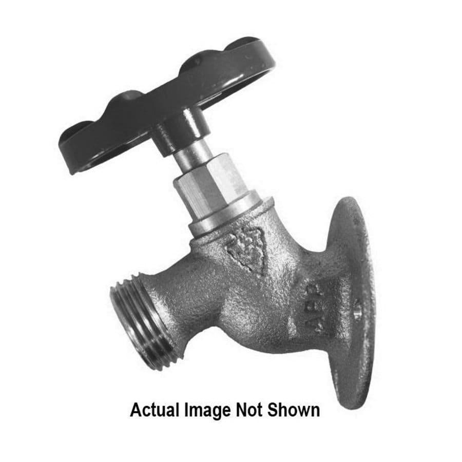 Sill Cock, 1/2 in Inlet, FNPT, Rough Satin/Nickel Plated