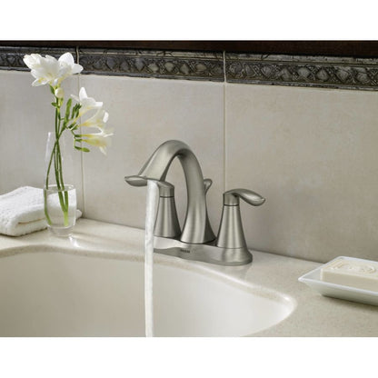 Eva 1.2 GPM Centerset Bathroom Faucet (Valve Included)
