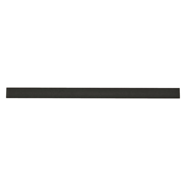 Makoto .5" x 8" Matte Ceramic Jolly Miter Edge Trim in Kuroi Black