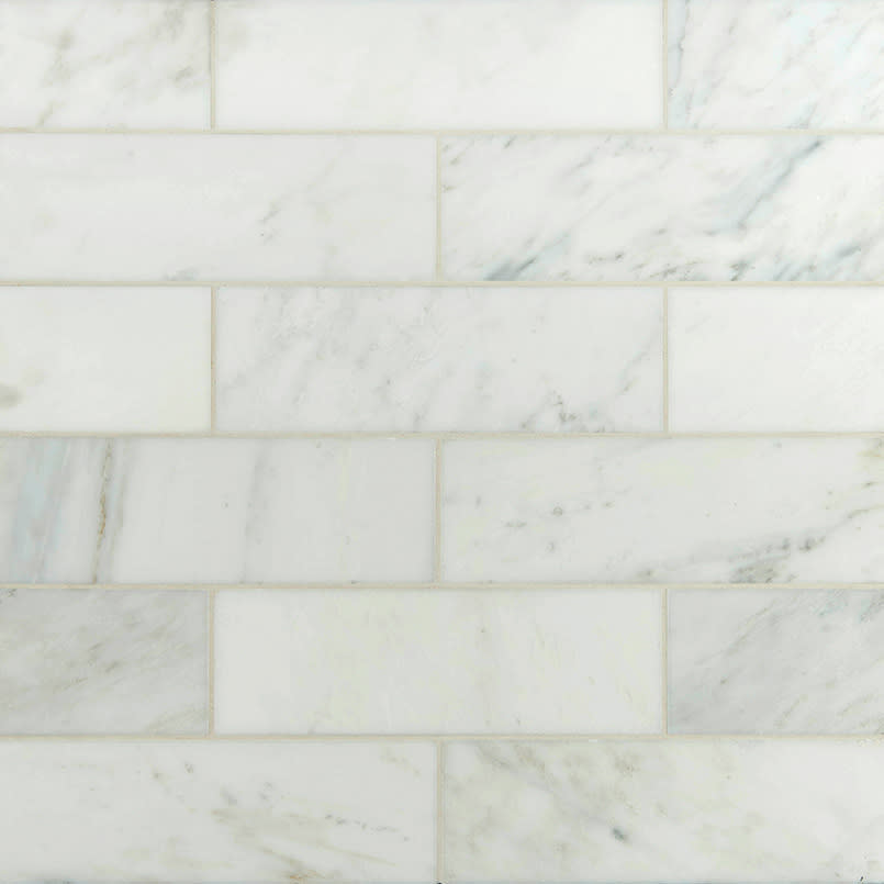 Arabescato Carrara Subway Tile 4x12