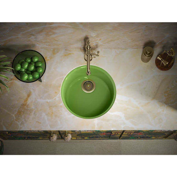 Porto Fino 18-1/2" Undermount Single Basin Cast Iron Bar Sink