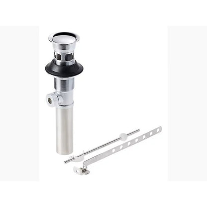 Pop Up Lavatoryy Drain Assembly with Overflow Polished Chrome