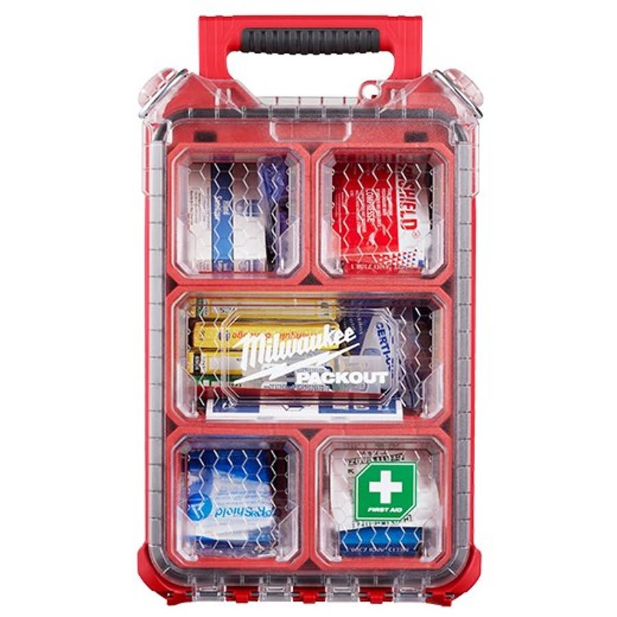 First Aid Kit, 79 Components, 4.6 in H x 9.8 in W