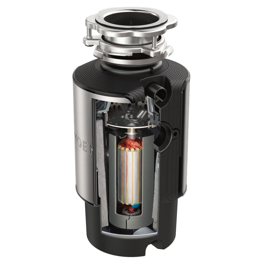 GX 1 HP Continuous Garbage Disposal with SoundSHIELD Technology, Vortex Motor and Power cord included.