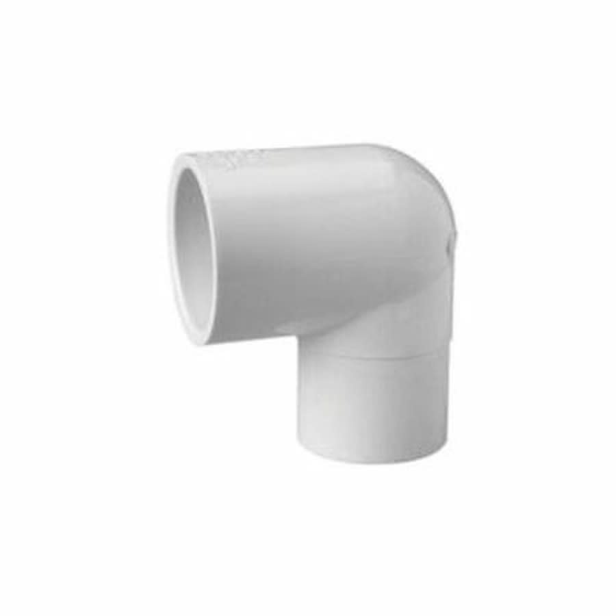 Street 90 deg Elbow, 3 in, Spigot x Socket, SCH 40/STD, PVC