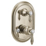 Weymouth 2 Function Pressure Balanced Valve Trim Only with Double Lever Handle, Integrated Diverter - Less Rough In