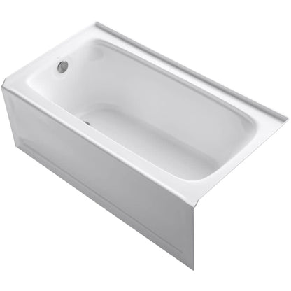 Bancroft Collection 60" Three Wall Alcove Soaking Bath Tub with Left Hand Drain