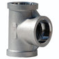 Tee, 1-1/4 in, Socket Weld, 304/304L Stainless Steel, 150 lb