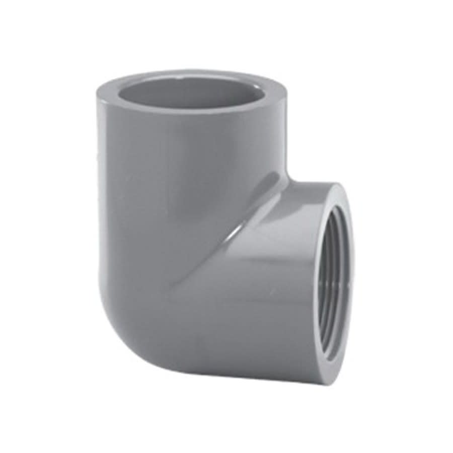 90 deg Elbow, 1-1/2 in, Socket x FNPT, SCH 80/XH, PVC