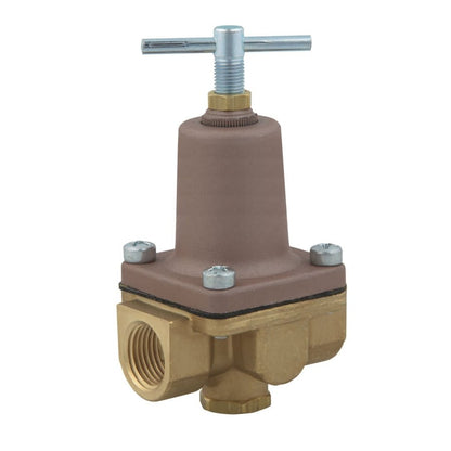 Water Pressure Regulator, 1/2 in, FNPT, Brass