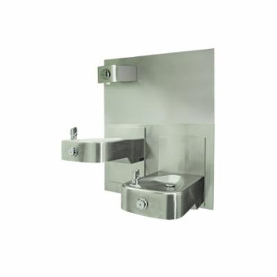 Barrier Free Drinking Fountain, 0.45 gpm, Pushbutton Operation